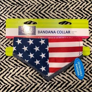 NWT Top Paw Patriotic Pet Bandana sz XS